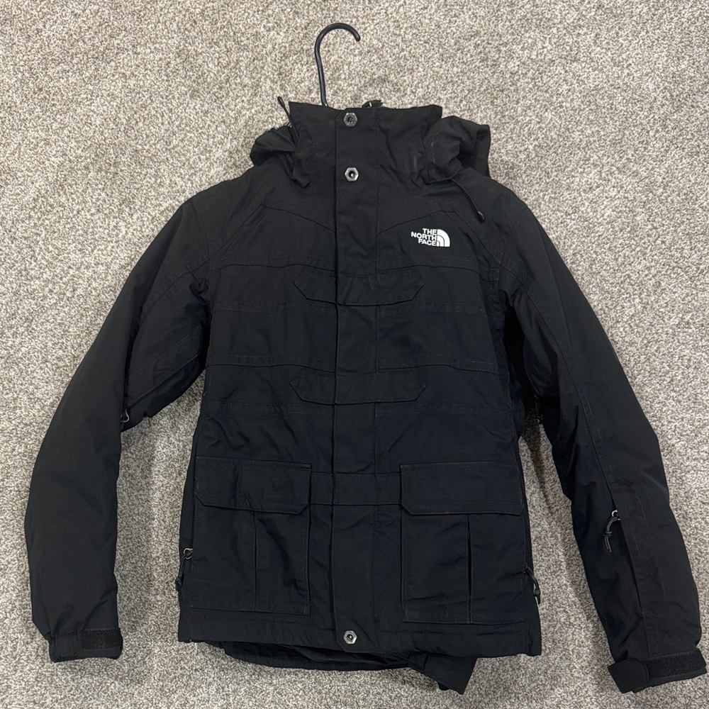 The North Face Women’s Black Snow Jacket and Snowpant Set